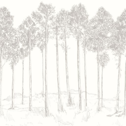 Ash Woodland Wallpaper | Sample - Munks and Me Wallpaper