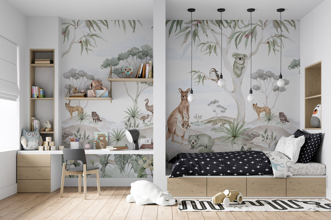 Australia Animal Wallpaper Mural - Munks and Me Wallpaper