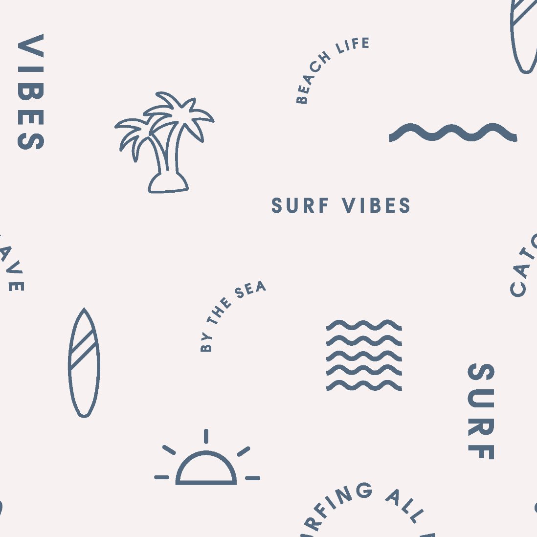 Beach Pattern Wallpaper