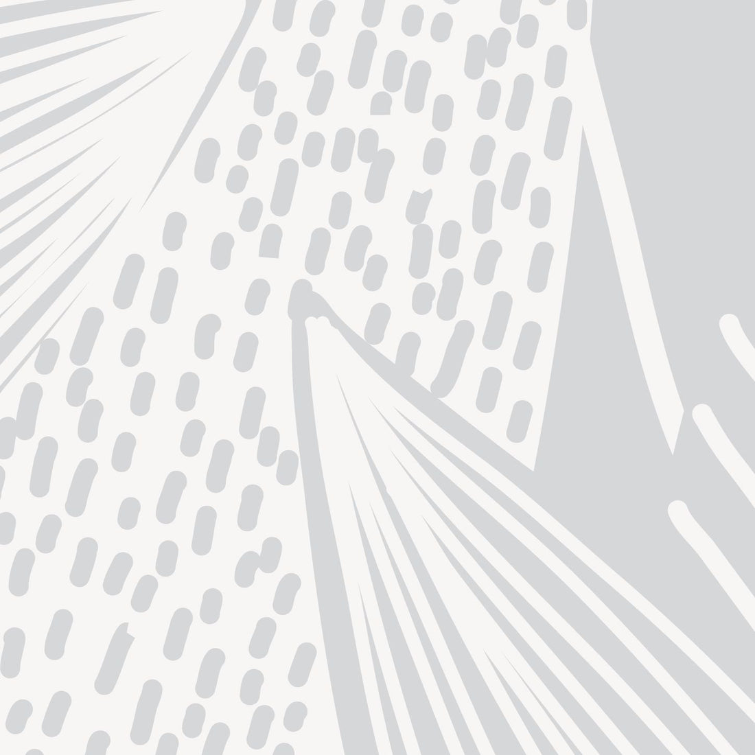 Blue Paxton Abstract Leaves Wallpaper | Sample - Munks and Me Wallpaper