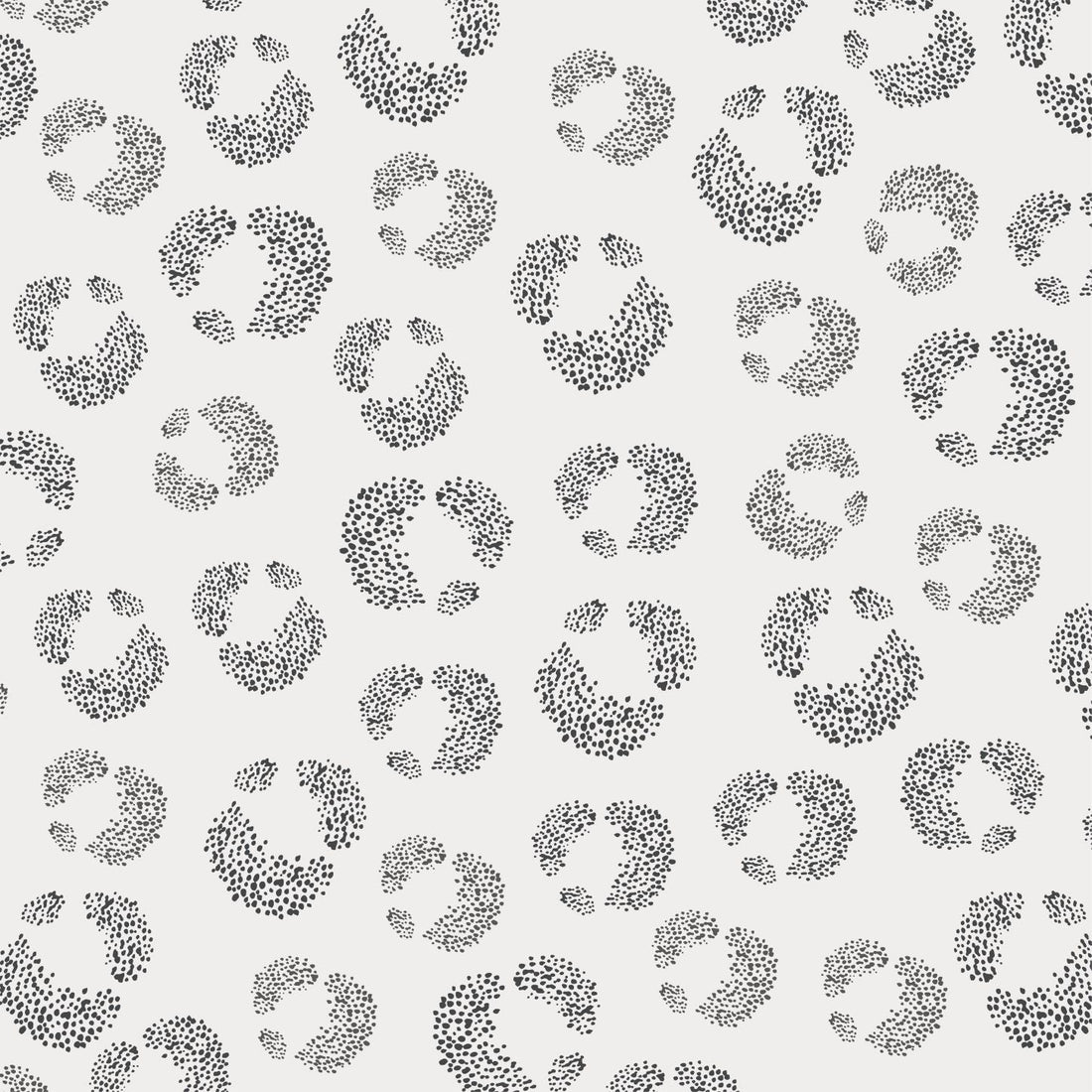 Charcoal Hallie Leopard Print Wallpaper | Sample - Munks and Me Wallpaper