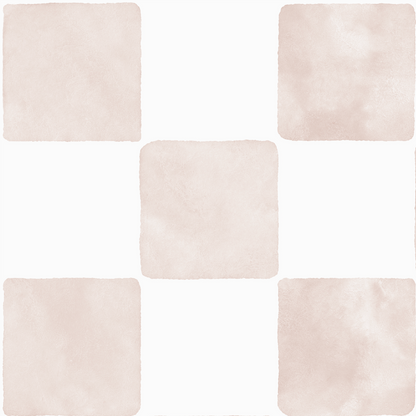 checkered wallpaper in pink for nursery
