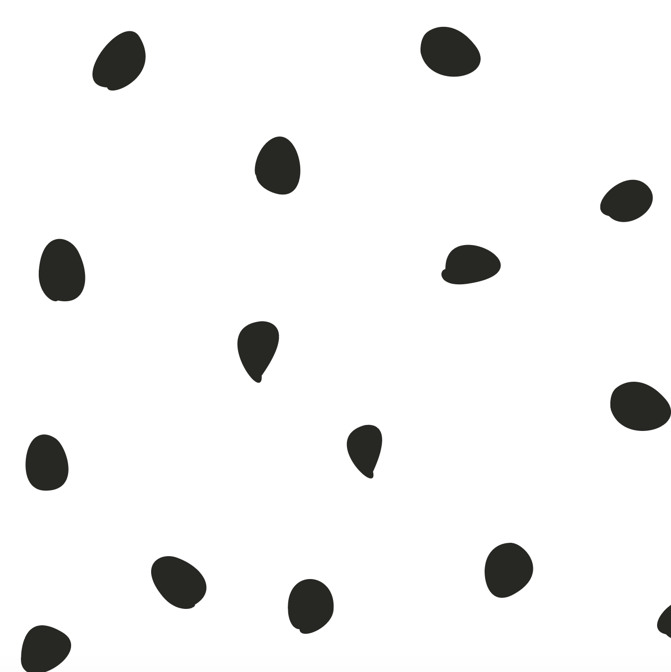 Cora Spotty Wallpaper Repeat Pattern | Black - Munks and Me Wallpaper