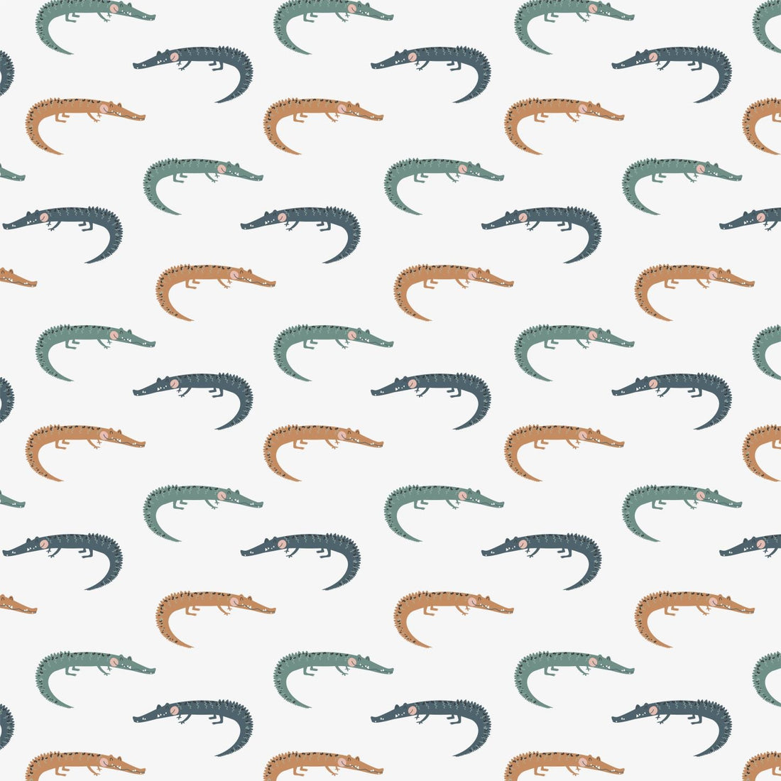 Crocodile Wallpaper | Sample - Munks and Me Wallpaper