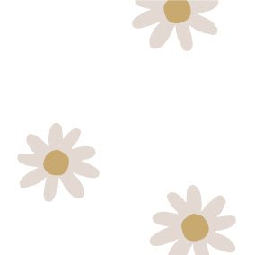 Daisy Floral Wallpaper | Sample - Munks and Me Wallpaper