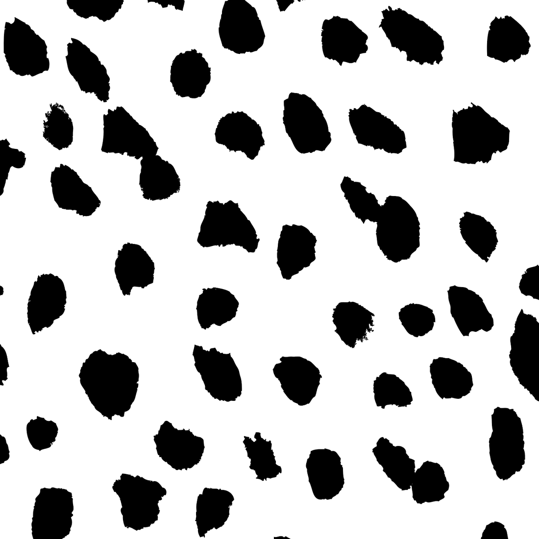 Dalmatian Spotty Wallpaper Repeat Pattern | Black - Munks and Me Wallpaper