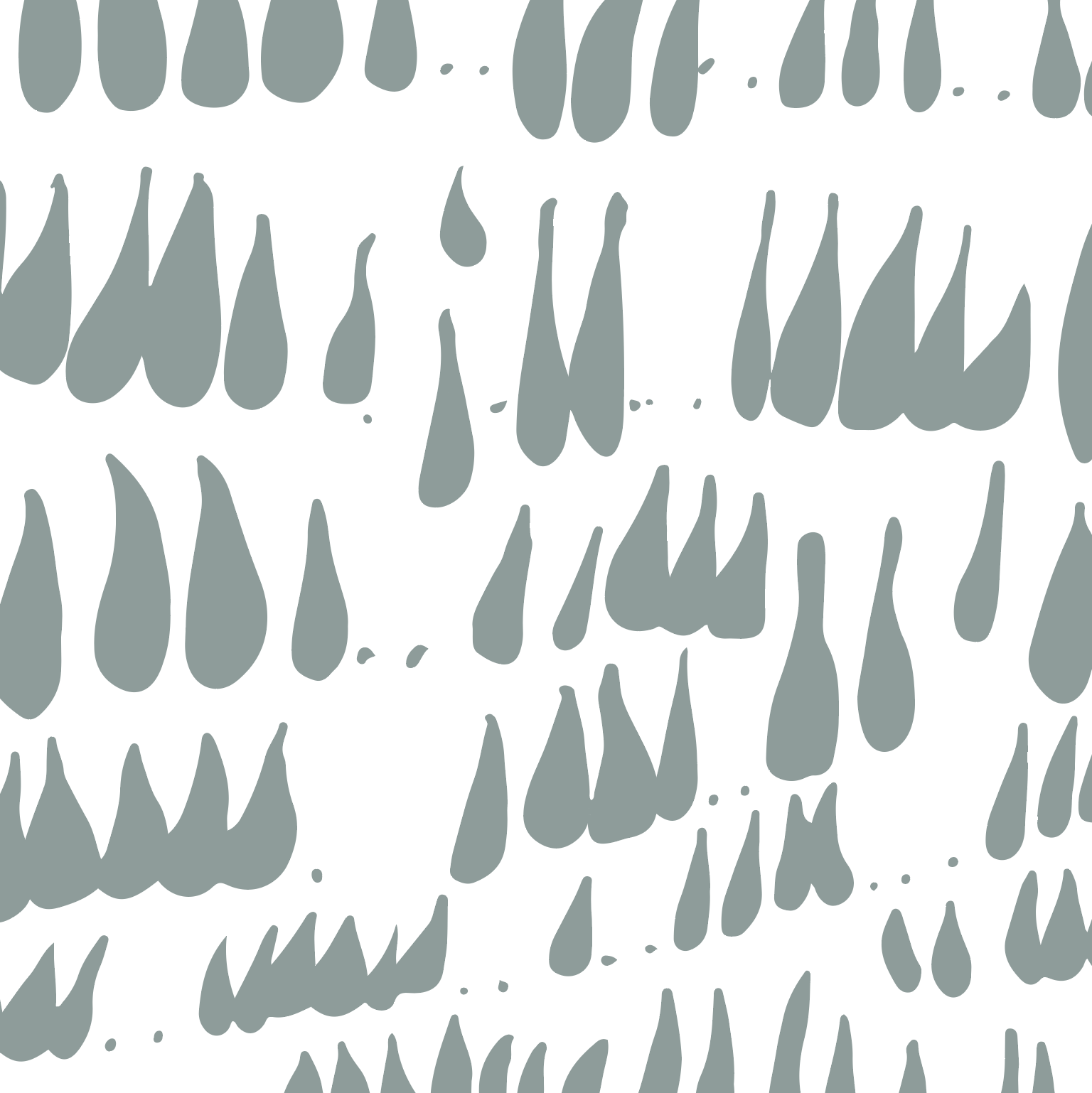 Daphne Drops Wallpaper Repeat Pattern | Blue - Munks and Me Wallpaper