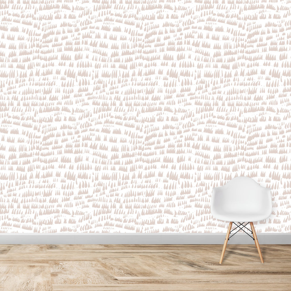 Daphne Drops Wallpaper Repeat Pattern | Pink - Munks and Me Wallpaper