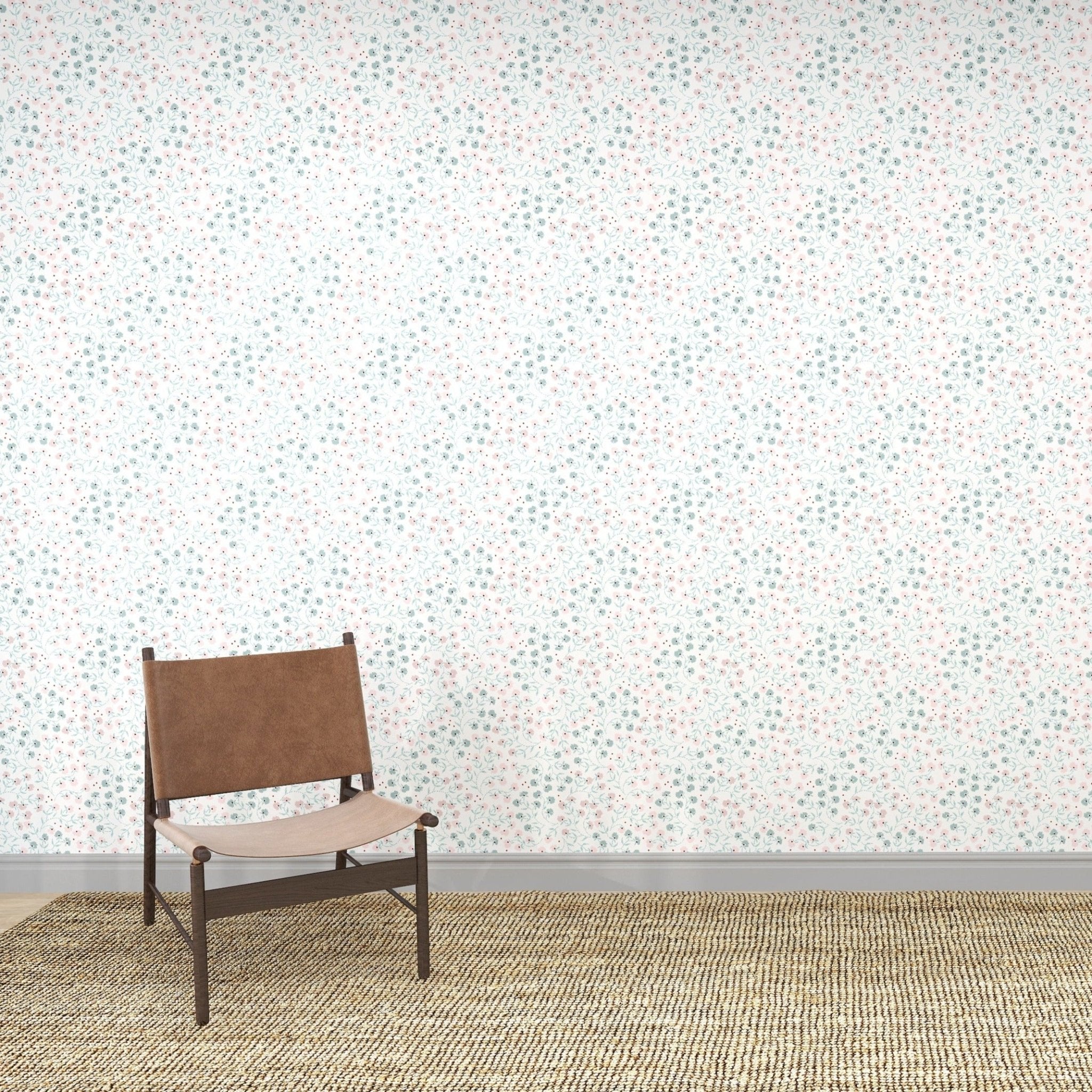 Dear Blooms Floral Wallpaper | Sample - Munks and Me Wallpaper