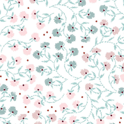 Dear Blooms Floral Wallpaper | Sample - Munks and Me Wallpaper