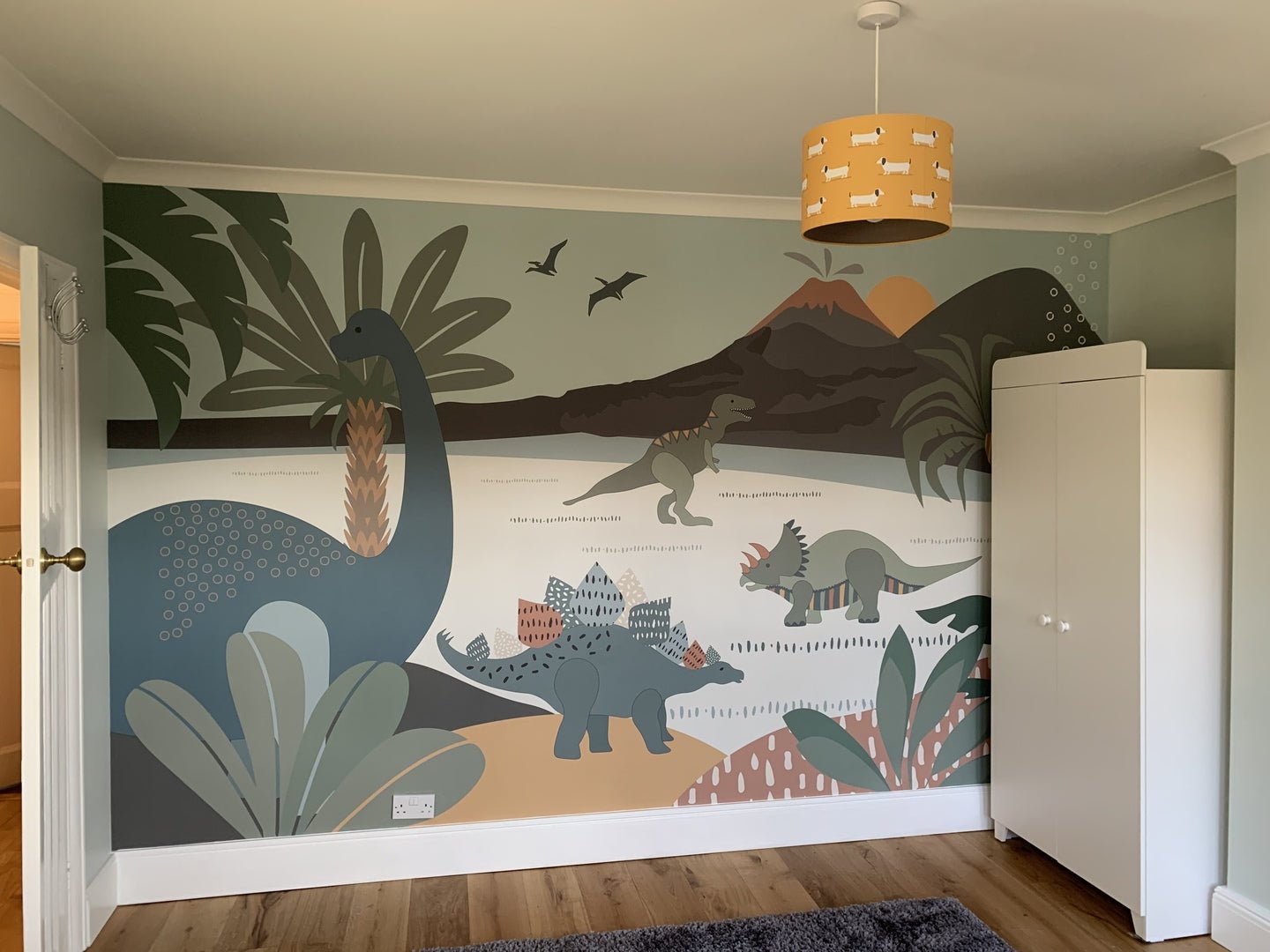 Dinosaur and Friends Wallpaper Mural - Munks and Me Wallpaper