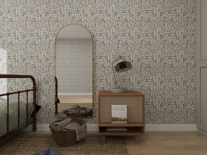 ditsy blooms wallpaper munks and me nursery wallpaper