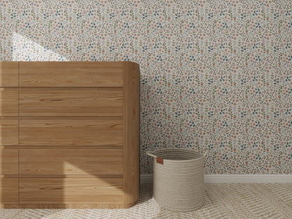 ditsy floral wallpaper for nursery munks and me