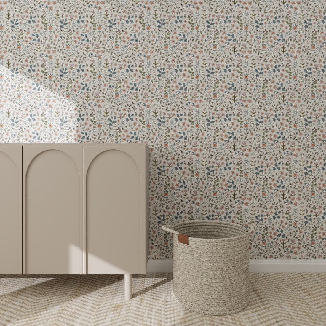 ditsy floral wallpaper munks and me
