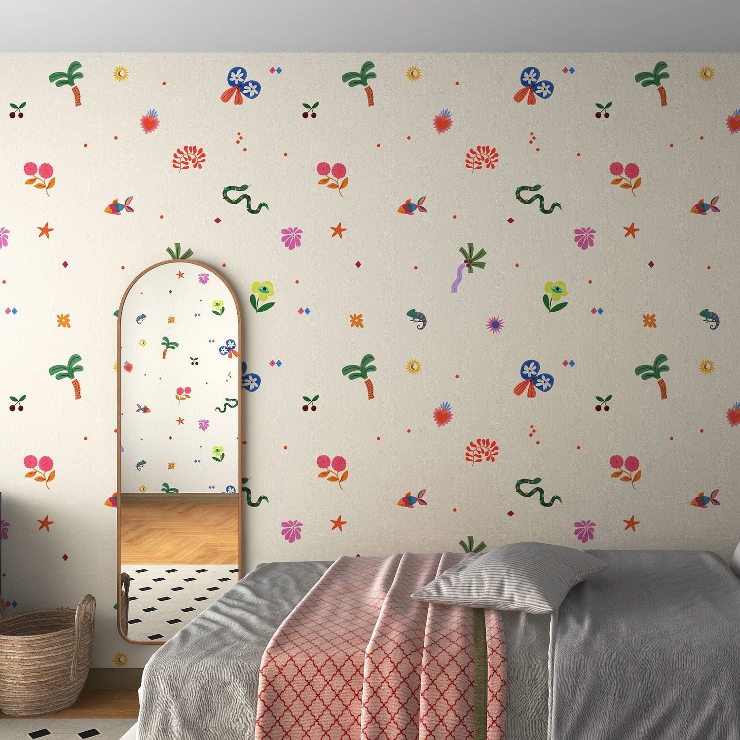 Doodle Dreams Wallpaper | Sample - Munks and Me Wallpaper