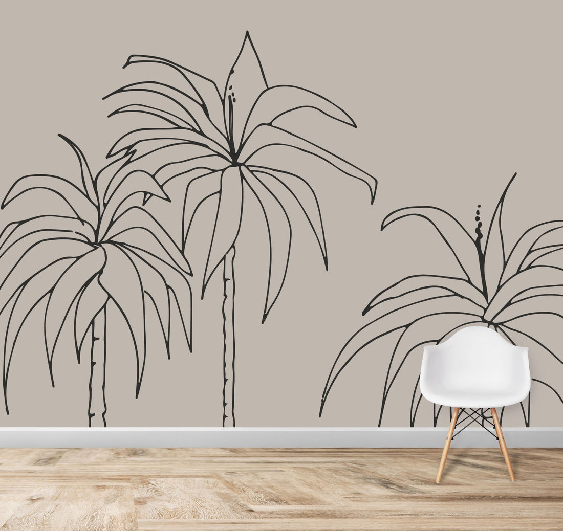 Dracaena Wallpaper | Sample - Munks and Me Wallpaper