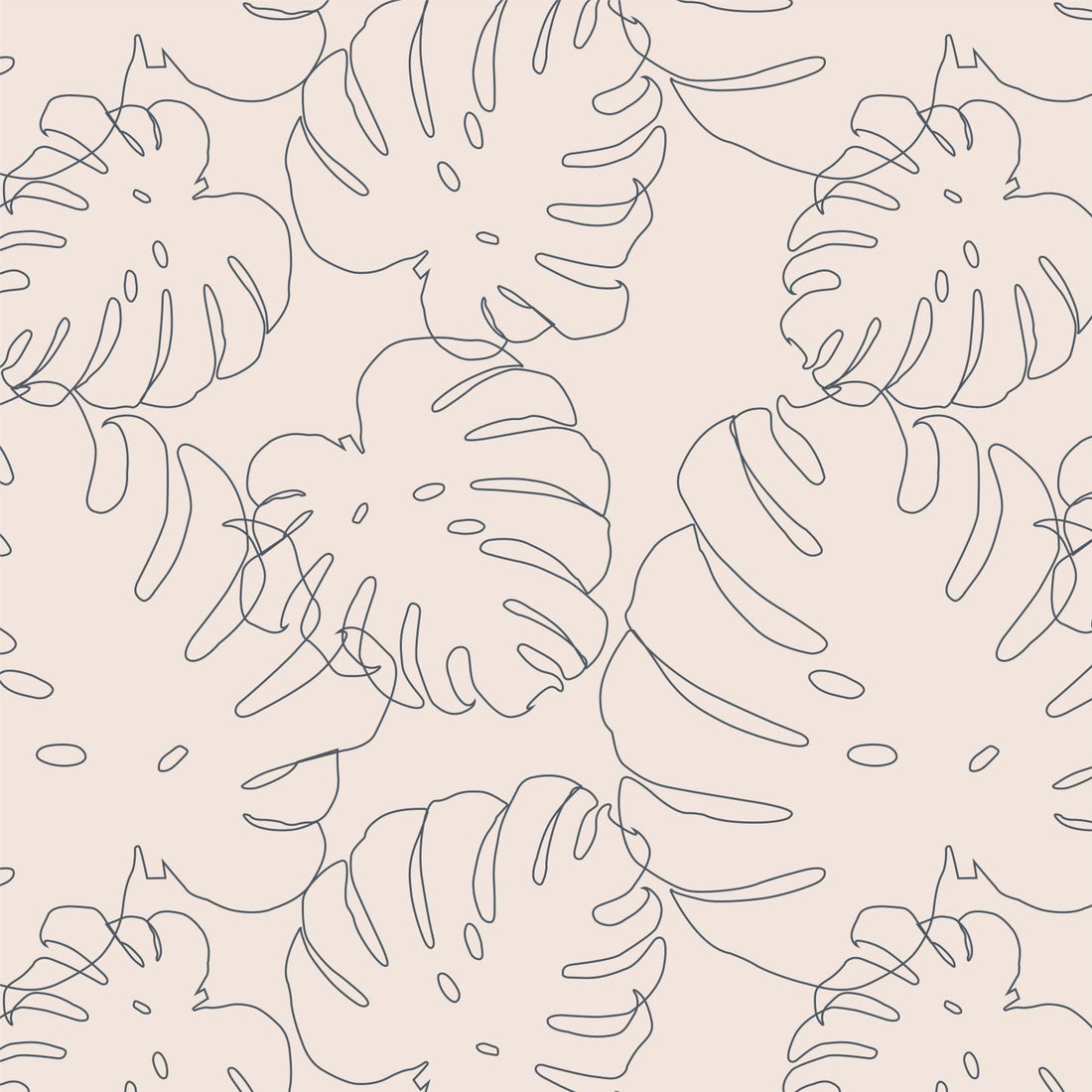 Elle Monstera Leaf Wallpaper | Sample - Munks and Me Wallpaper