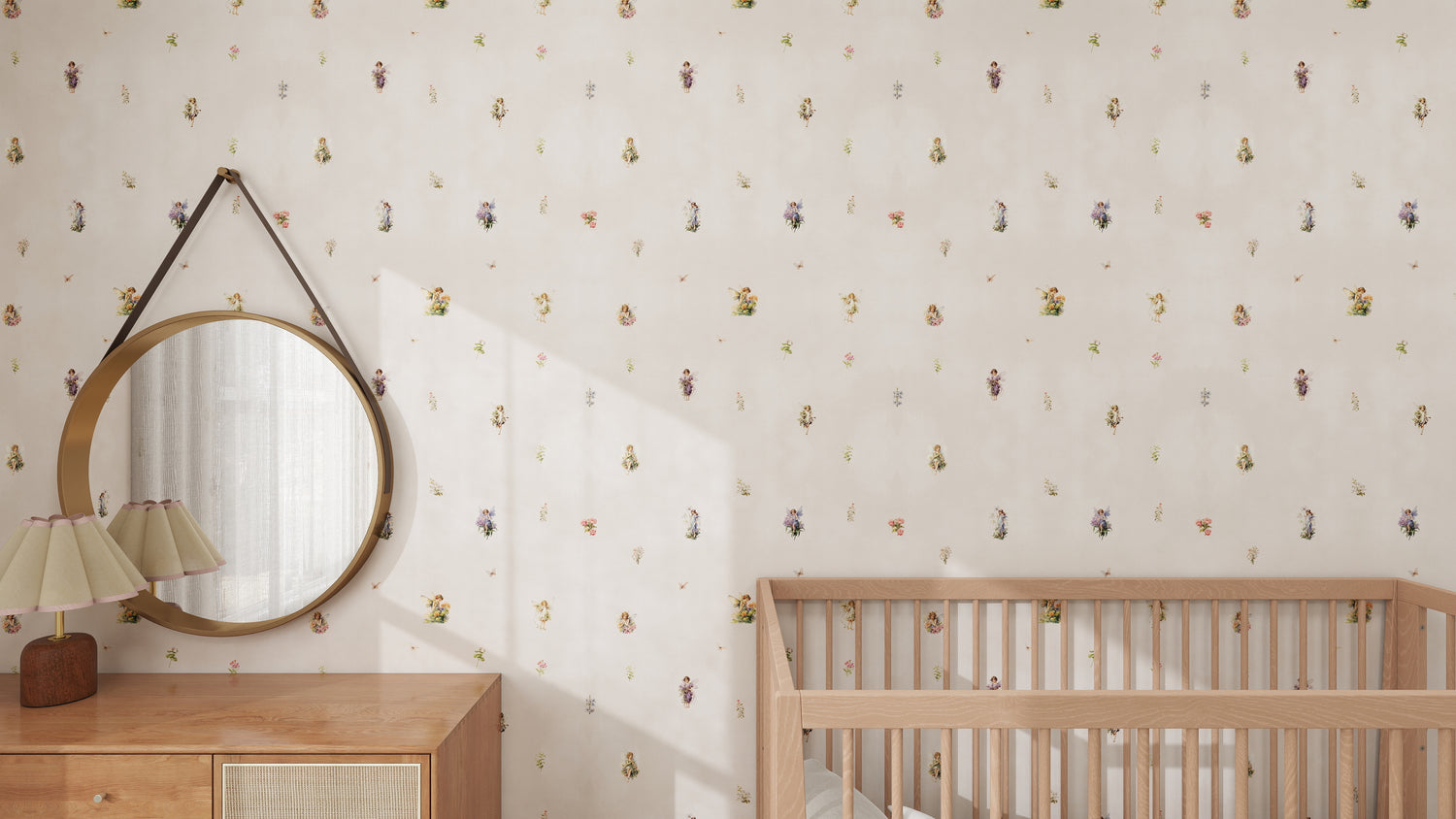 fairy wallpaper for childs nursery