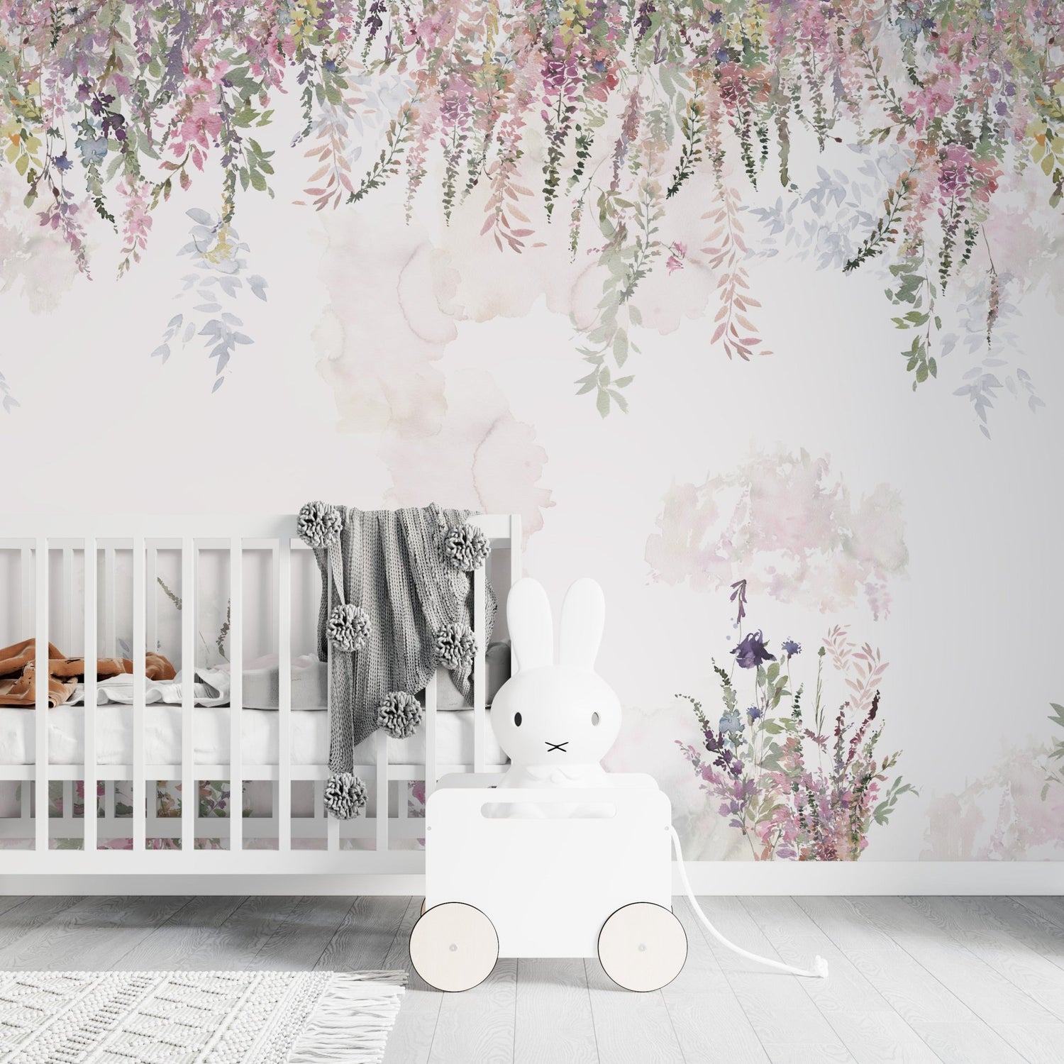 Florence Florals Wallpaper Mural - Munks and Me Wallpaper