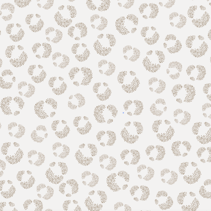 Hallie Leopard Print Wallpaper Repeat Pattern | Beige - Munks and Me Wallpaper