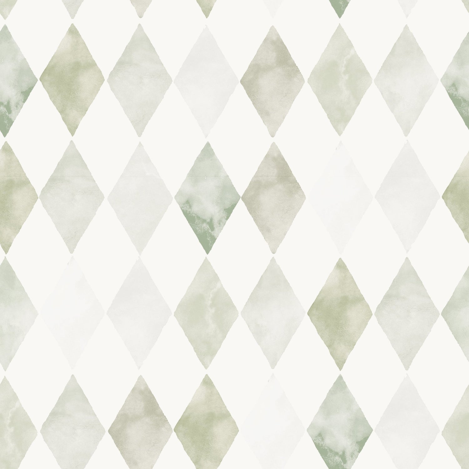 Harlequin Watercolour Wallpaper Green | Sample - Munks and Me Wallpaper