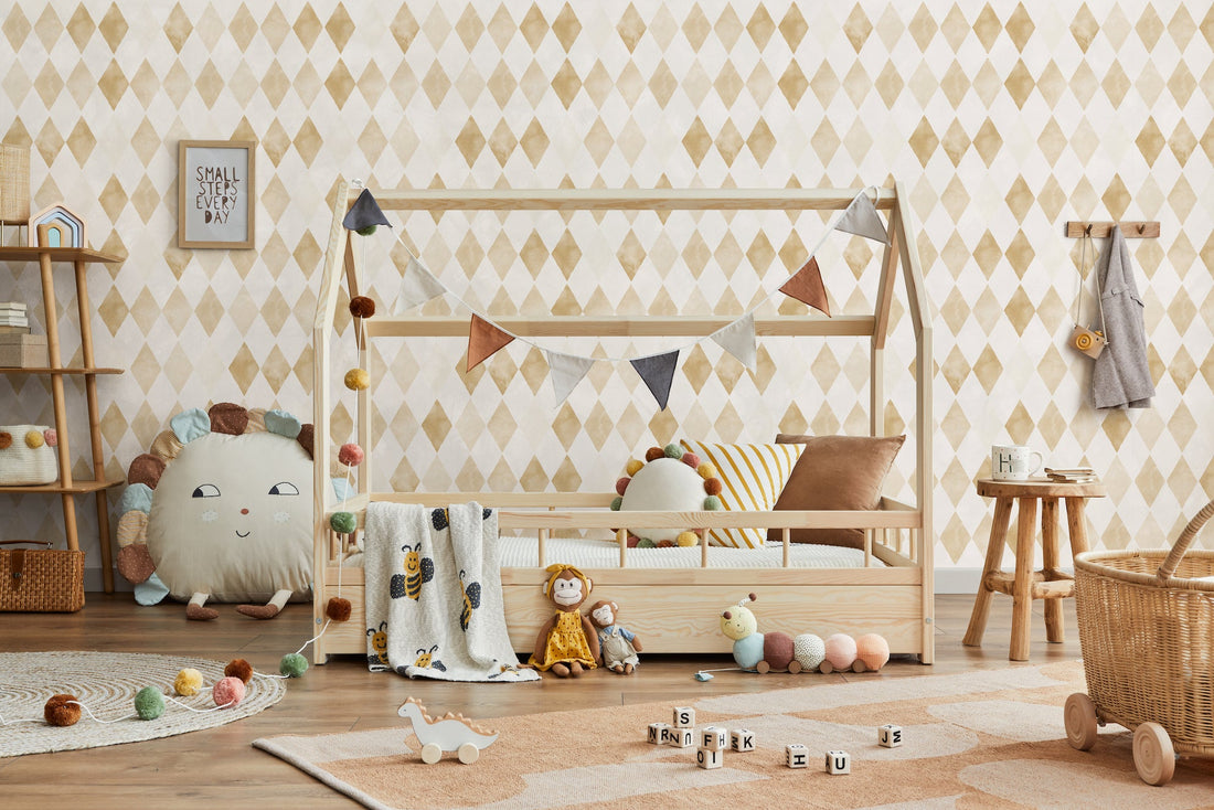 Harlequin Watercolour Wallpaper Mustard | Sample - Munks and Me Wallpaper