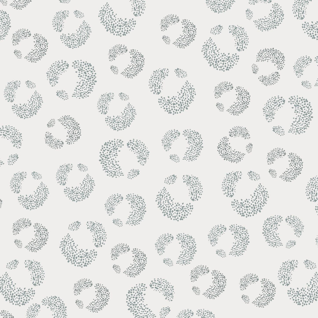 Light Blue Hallie Leopard Print Wallpaper | Sample - Munks and Me Wallpaper