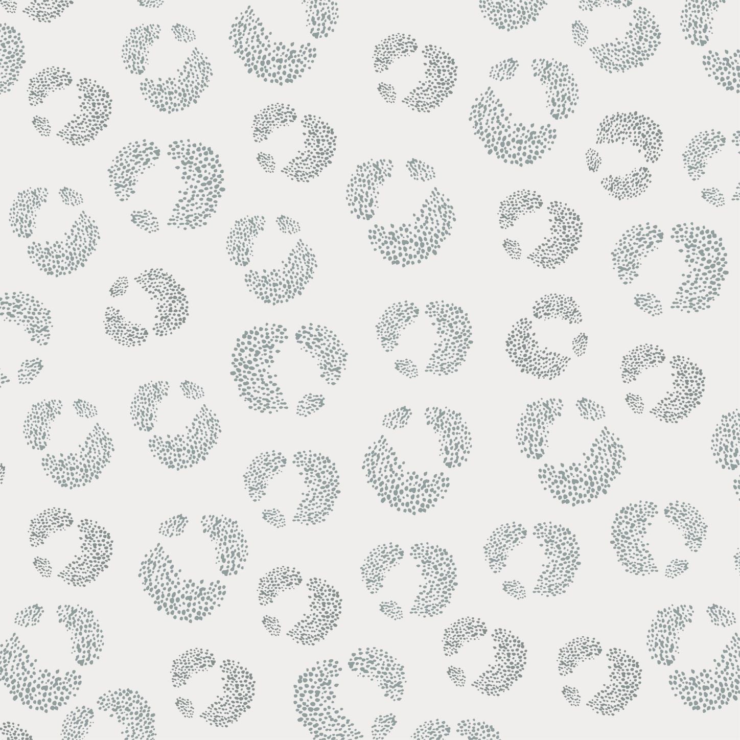 Light Blue Hallie Leopard Print Wallpaper | Sample - Munks and Me Wallpaper