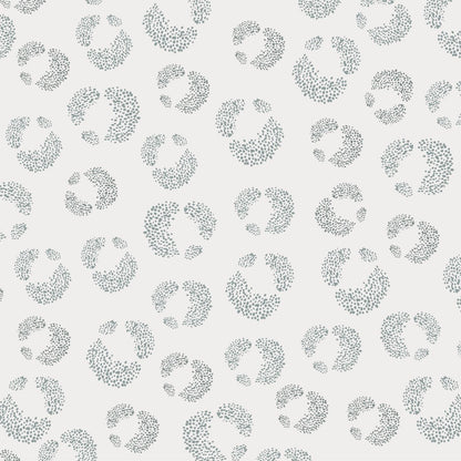 Light Blue Hallie Leopard Print Wallpaper | Sample - Munks and Me Wallpaper