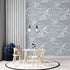 Making Waves Wallpaper Repeat Pattern | Blue - Munks and Me Wallpaper