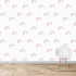 Mini Watercolour Rainbow Wallpaper Repeat Pattern - Munks and Me Wallpaper