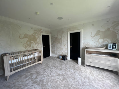 Munks + Me X Olivia Bowen Wallpaper Mural | Magic Jungle - Munks and Me Wallpaper