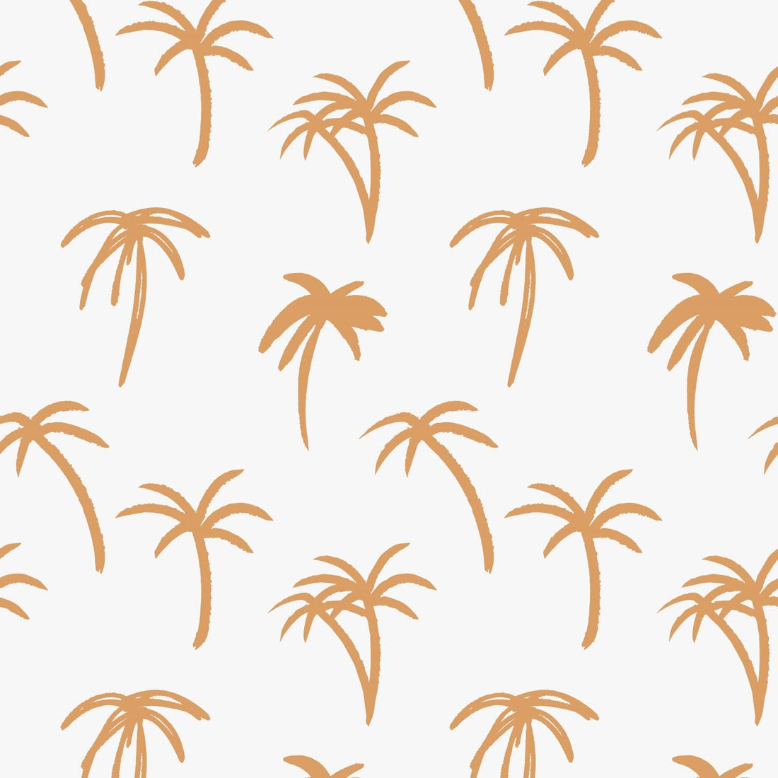 Mustard Noa Tropical Palm Wallpaper | Sample - Munks and Me Wallpaper