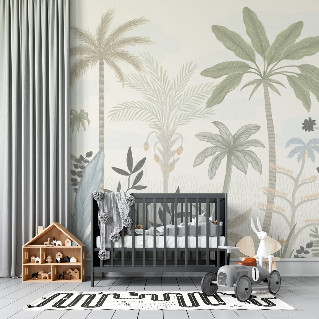 NATURAL WONDER PALM WALLPAPER MURAL | Sample - Munks and Me Wallpaper