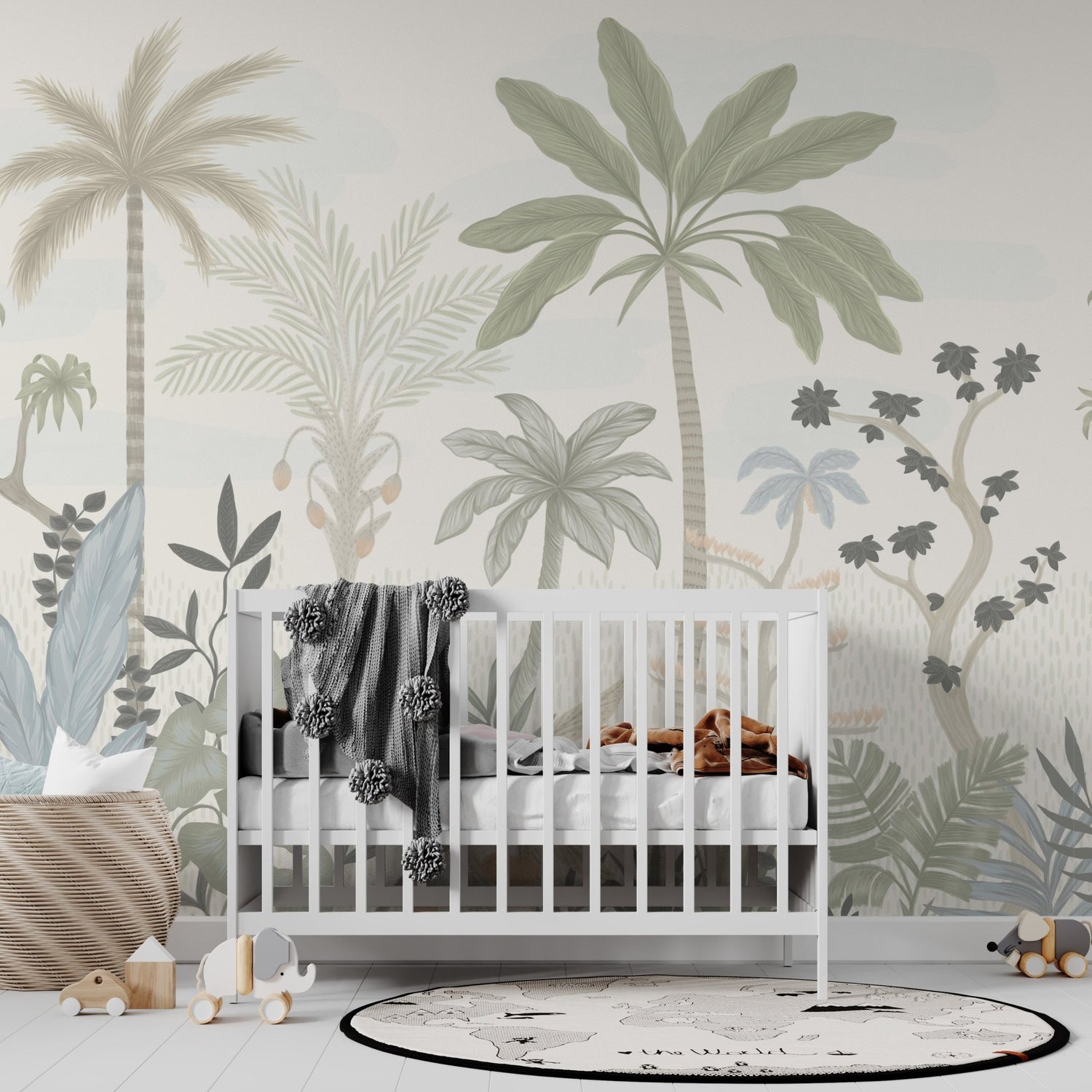 Natural Wonder Palm Wallpaper Mural - Munks and Me Wallpaper