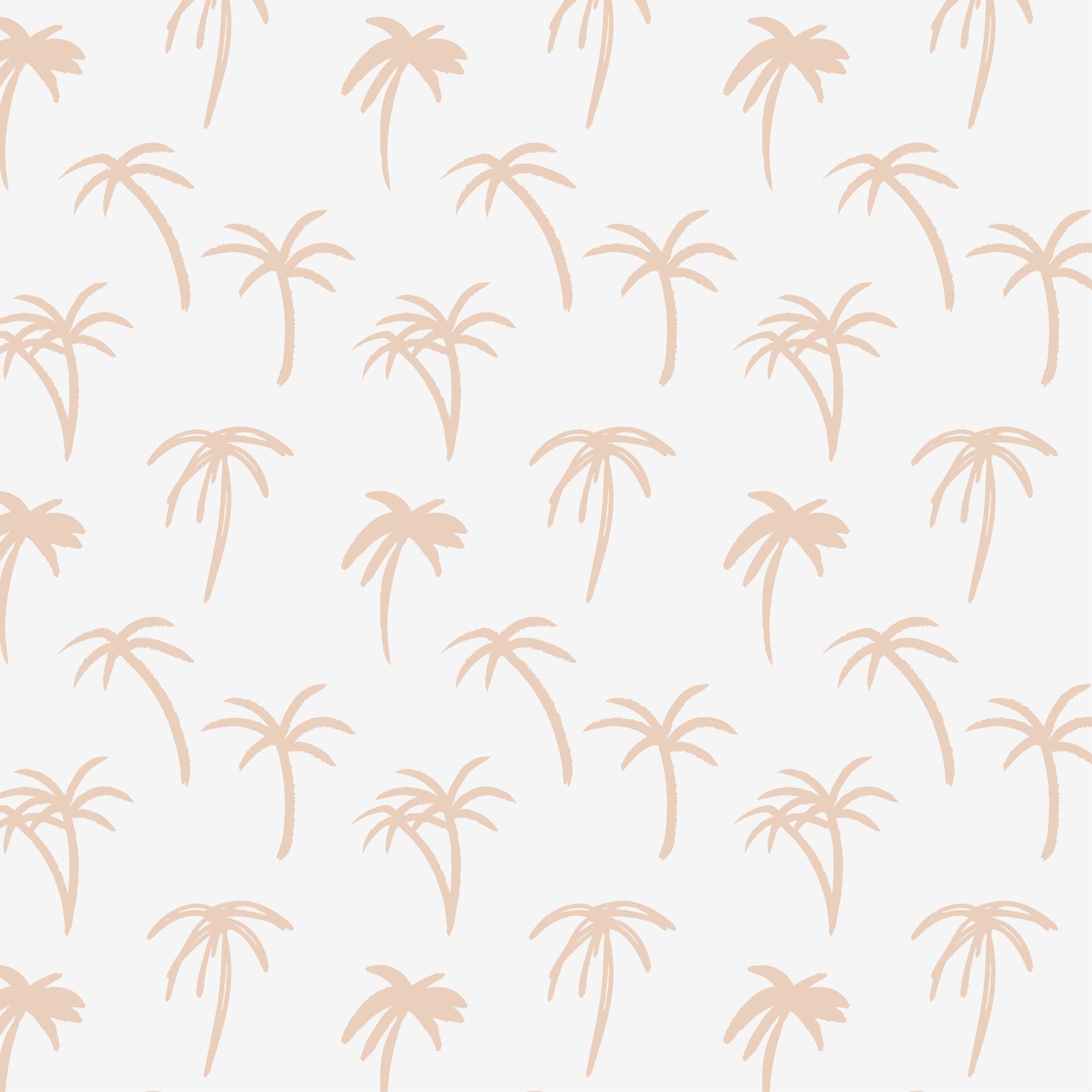 Noa Tropical Palm Wallpaper Repeat Pattern | Pink - Munks and Me Wallpaper