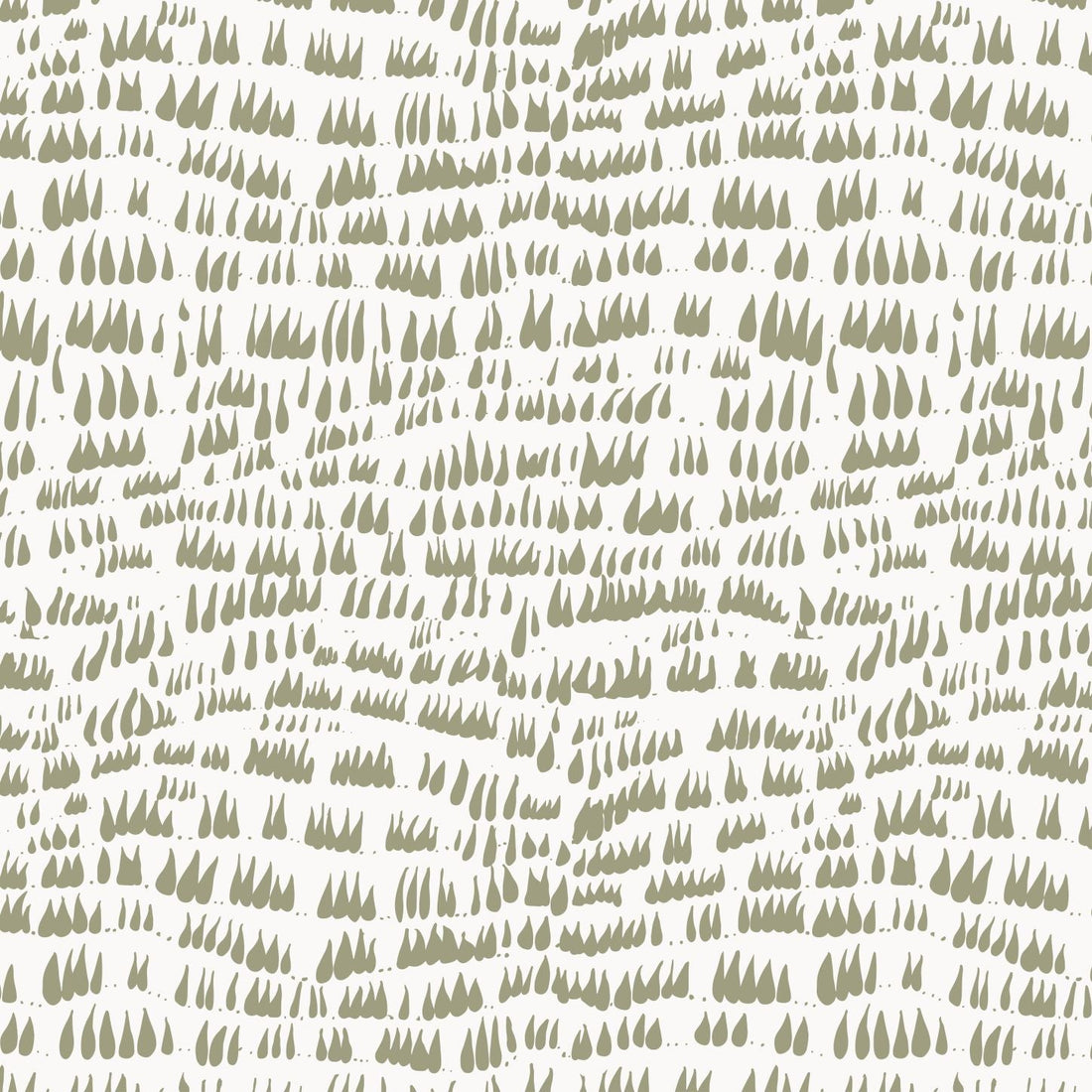 Olive Daphne Drops Wallpaper | Sample - Munks and Me Wallpaper