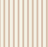 The Pico Stripe Wallpaper Rose features alternating vertical beige and cream stripes for a simple, classic look—perfect for a nursery.