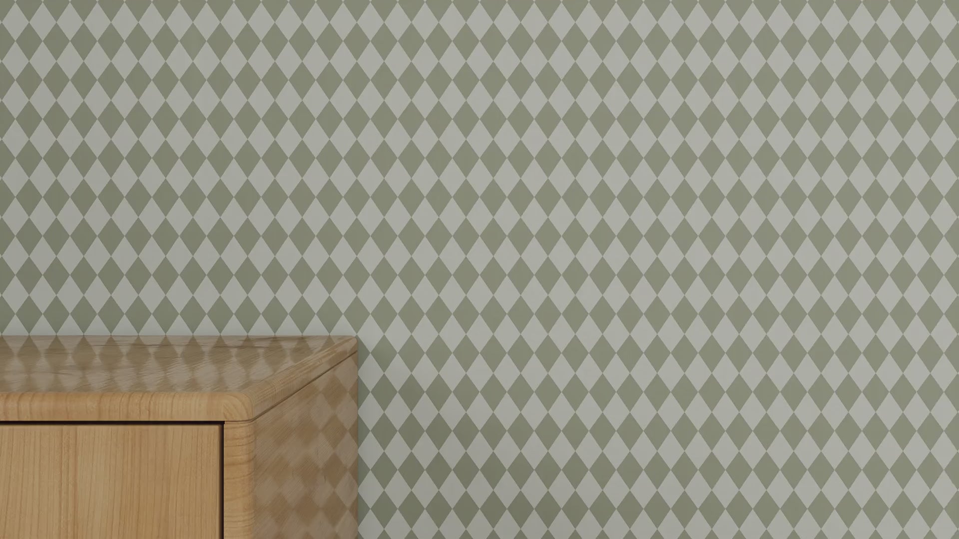 Diamond Dancer Wallpaper, Green