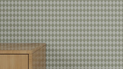 Diamond Dancer Wallpaper, Green