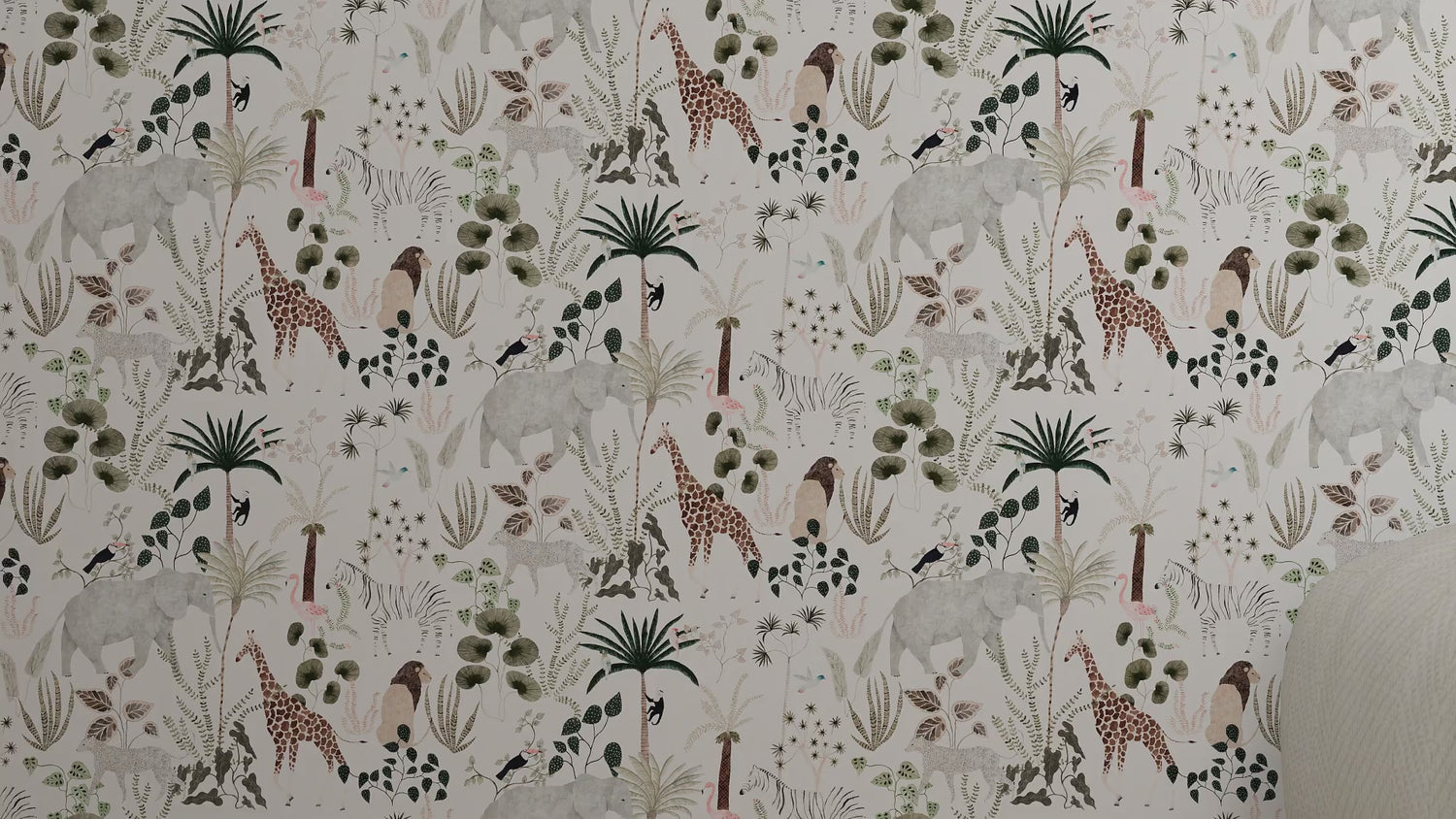 Jungle Dreams Wallpaper Repeat Pattern