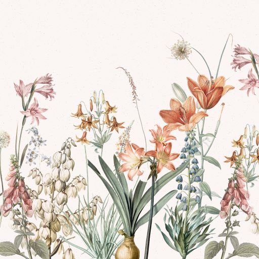 Quinns Flower Field Wallpaper | Sample - Munks and Me Wallpaper