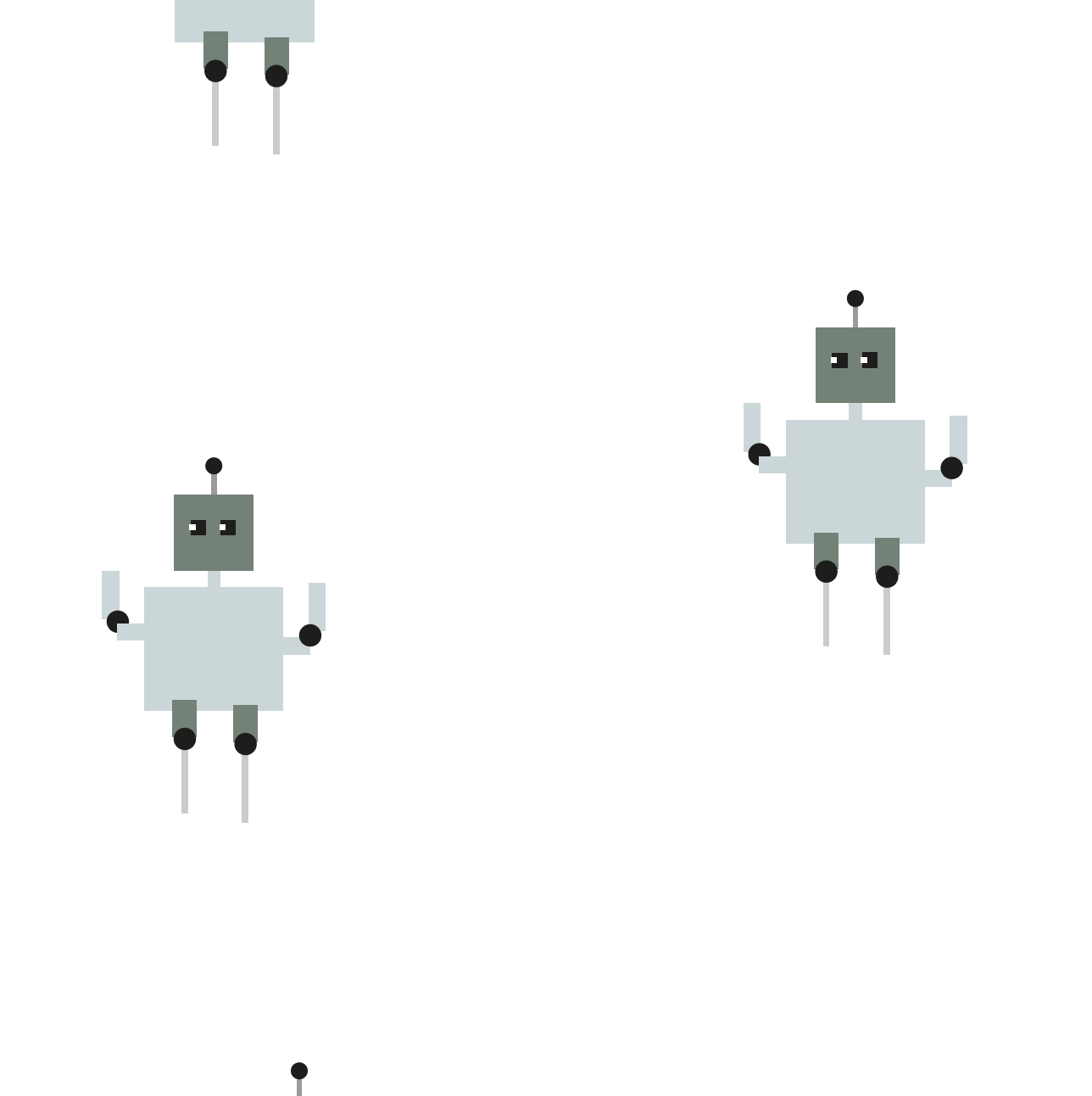 Robot Wallpaper Repeat Pattern - Munks and Me Wallpaper