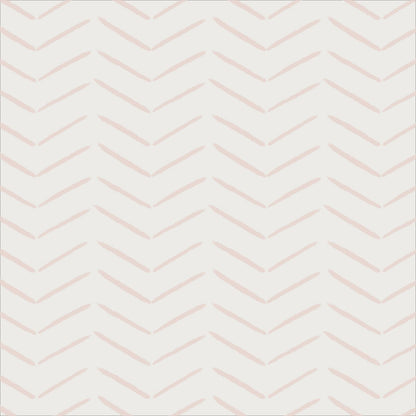 Rose Herringbone Wallpaper | Sample - Munks and Me Wallpaper