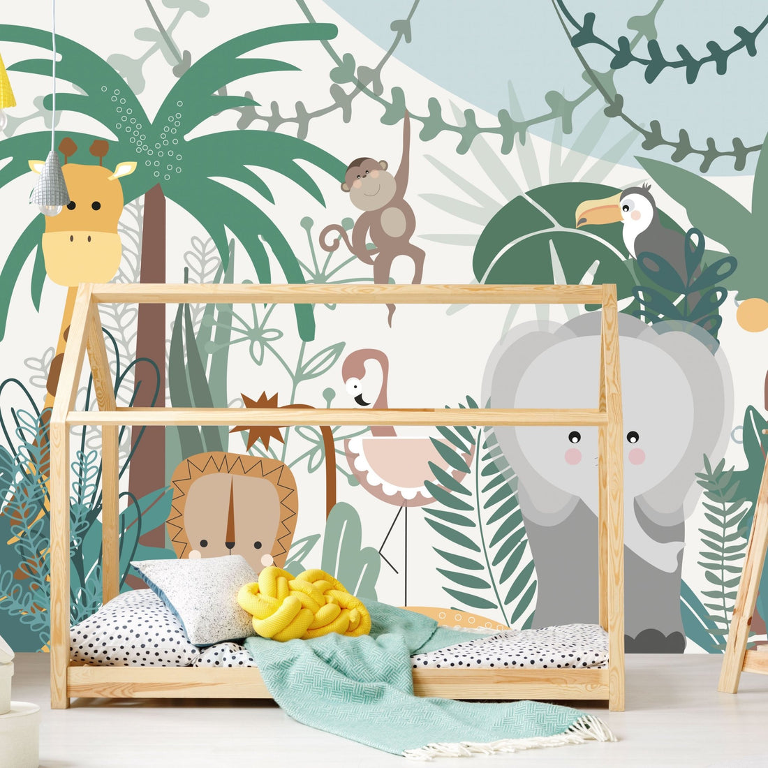 Safari Wallpaper Mural - Munks and Me Wallpaper