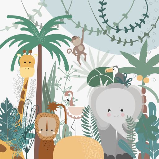 Safari Wallpaper | Sample - Munks and Me Wallpaper