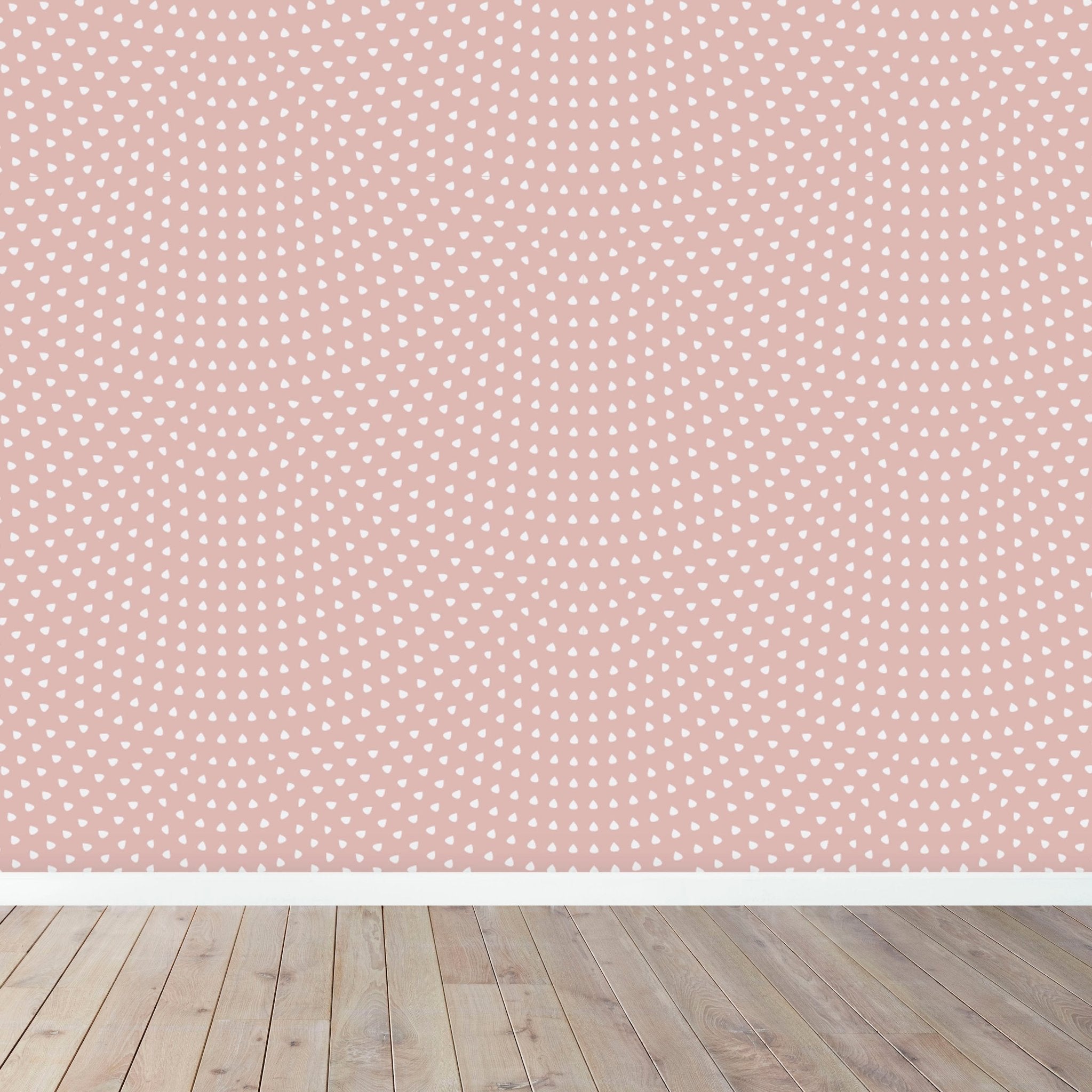 Scallop Wallpaper Repeat Pattern | Pink - Munks and Me Wallpaper