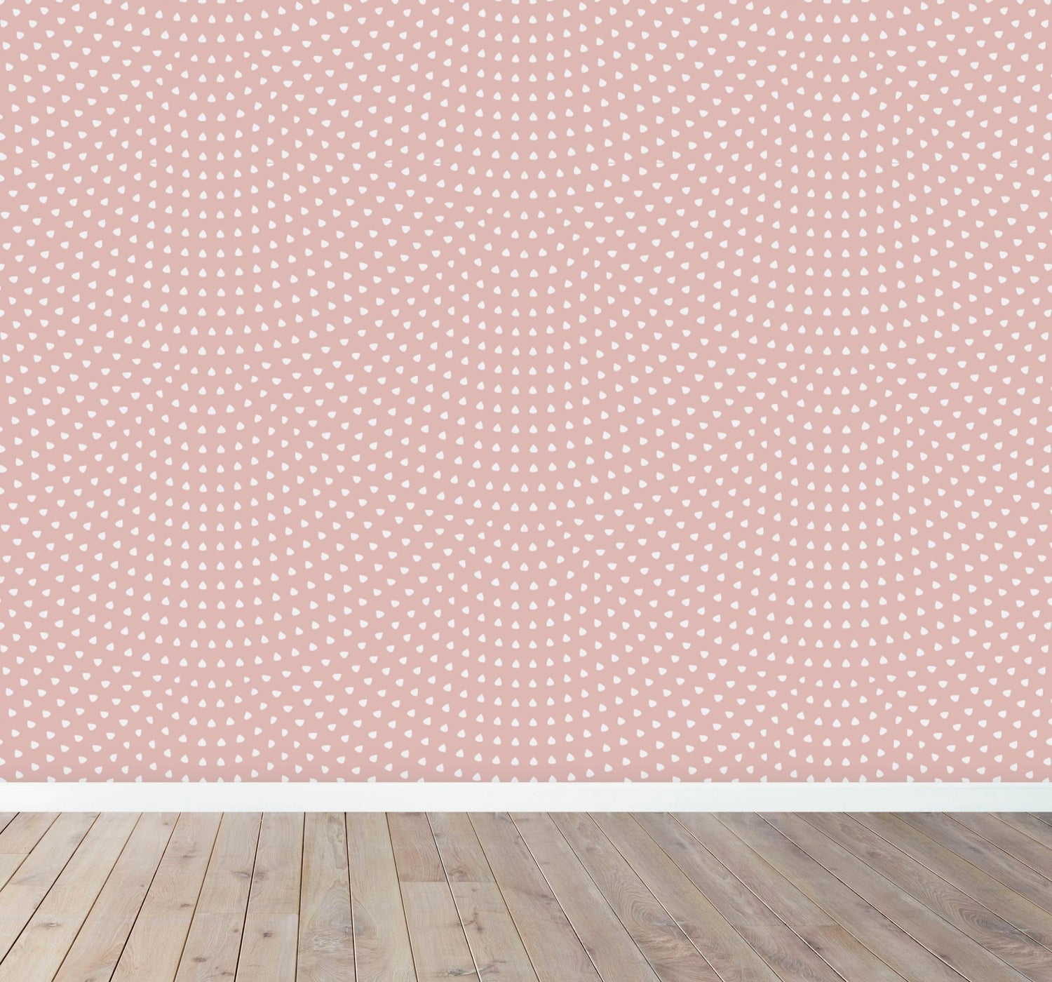 Scallop Wallpaper Repeat Pattern | Pink - Munks and Me Wallpaper