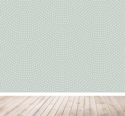 Scallop Wallpaper Repeat Pattern | Turquoise - Munks and Me Wallpaper