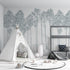 Slate Woodland Wallpaper | Sample - Munks and Me Wallpaper